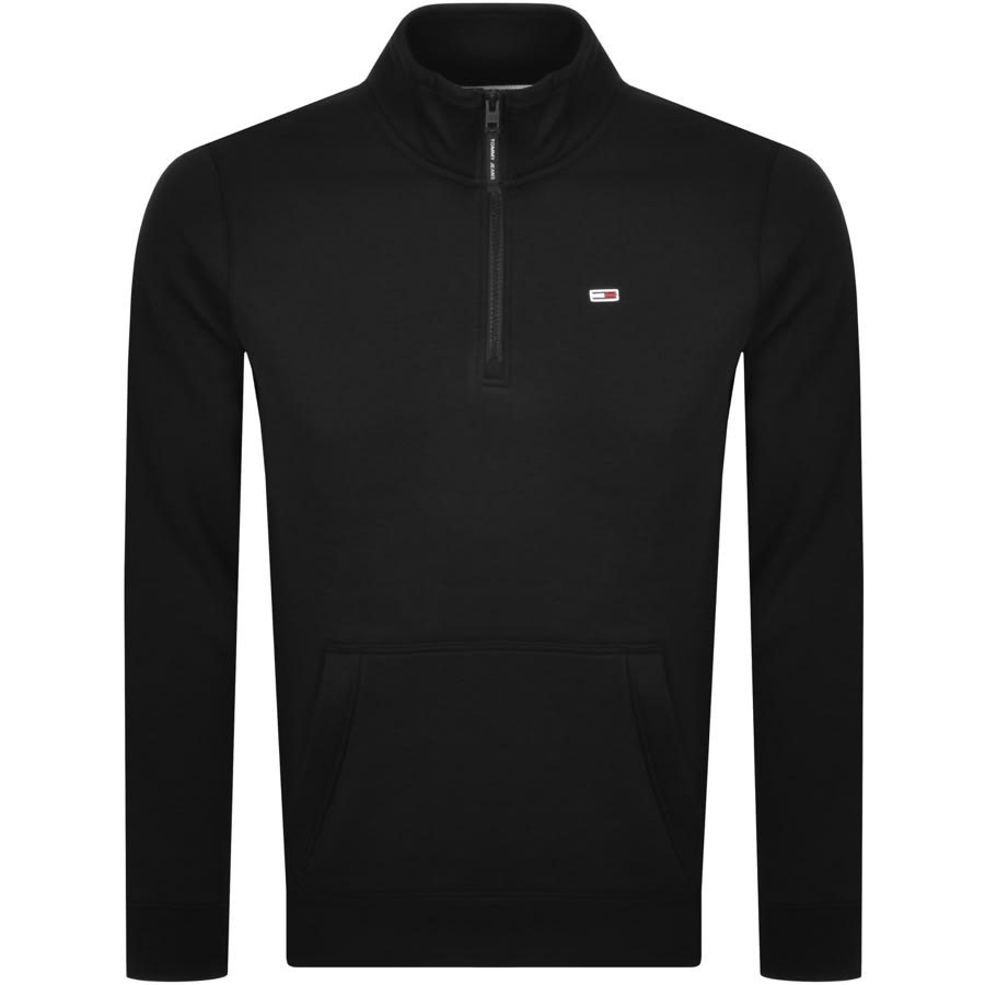 Alternative Image for ProductTommy Jeans Half Zip Sweatshirt Black1